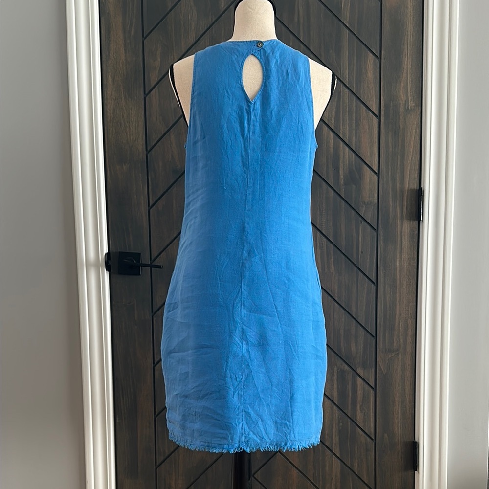 Tommy Bahama Bright Blue Sleeveless Mini Dress - Picture 4 of 5